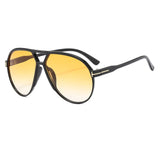 Lunettes de soleil vintage ovales dégradées pour femmes