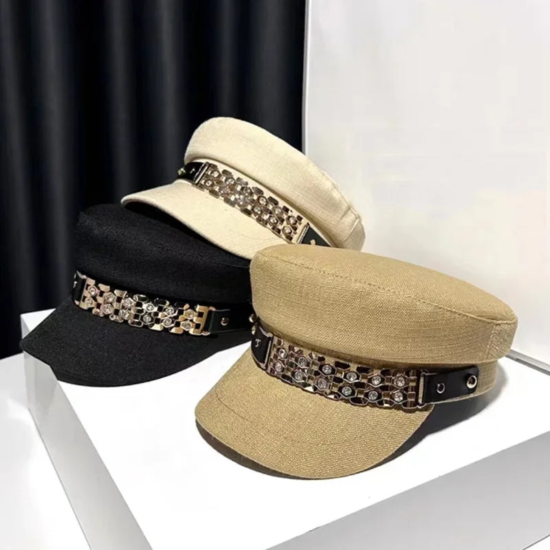 Béret à visière en Coton pour femme