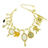 Bracelet Vintage avec Médailles Religieuses et Croix