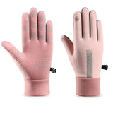 Gants Cyclisme Hiver Femme Thermiques Imperméables et Coupe-Vent Polyester
