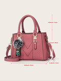 Women's Fashionable large capacity embroidered crossbody bag