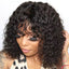 Wavy BOB Wig with Bangs Human Hair