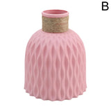 Vase Décoratif Imitation Porcelaine en Plastique Style Moderne