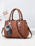 Women's Fashionable large capacity embroidered crossbody bag