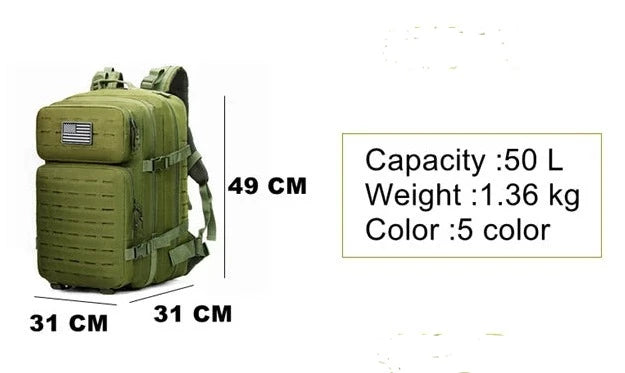 Waterproof Military Backpack - Adventure Made Easy