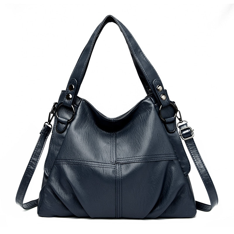 Elegant Handbag in Soft Faux Leather