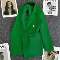 Blazers Femmes Printemps Casual Mode Bureau