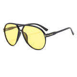 Lunettes de soleil vintage ovales dégradées pour femmes