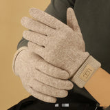 Gants D’Hiver Femme En Cachemire Et Laine Pleine Longueur Tactile Chaud