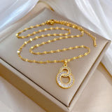 Collier grain de café en Acier Inoxydable avec pendentif