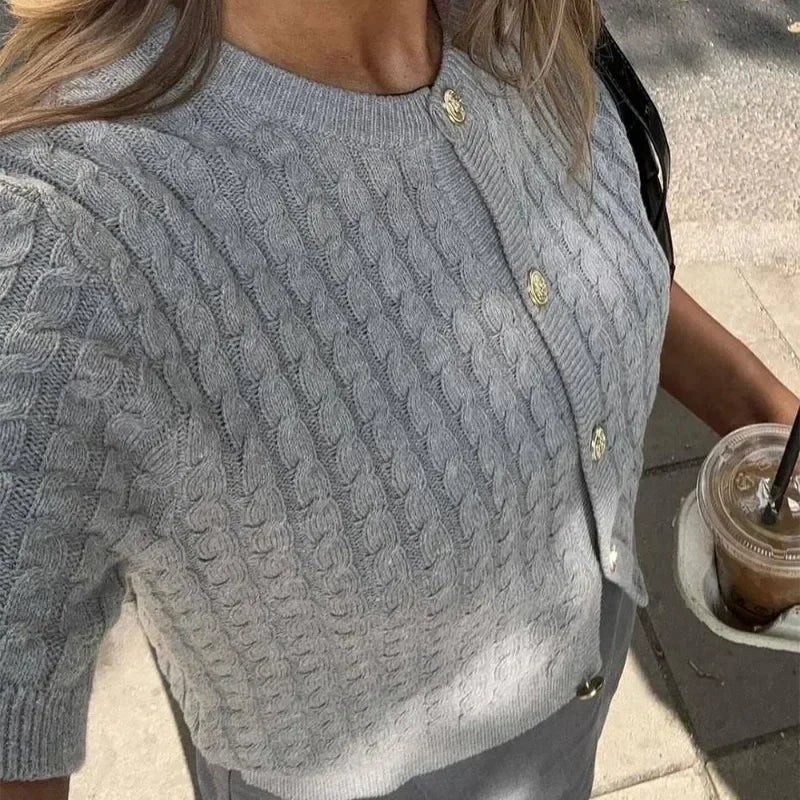 Cardigan Élégant en Maille pour Femmes
