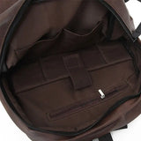 Men's PU Leather Backpack - Style & Functionality Combined!