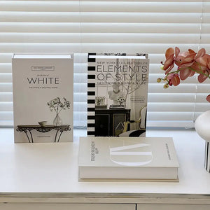 Libros decorativos de imitación para la mesa de centro