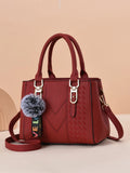 Women's Fashionable large capacity embroidered crossbody bag