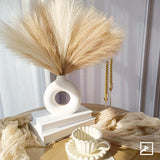 Lot de 6 Fleurs Artificielles Pampas en Soie pour Décoration Table