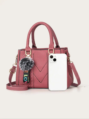 Women's Fashionable large capacity embroidered crossbody bag