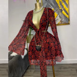 Robe Courte Femme Élégante et Tendance Y2K
