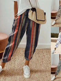 Pantalon Femme Printemps-Été : Élégance Rétro, Confort Moderne