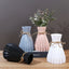 Vase Pliage Style Origami en Plastique Moderne pour Fleurs Séchées