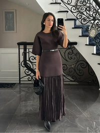 Robe en Maille Élégante pour Femmes