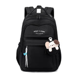 Girls' College Style Oxford Large Capacity Zippered Backpack