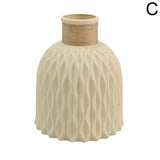 Vase Décoratif Imitation Porcelaine en Plastique Style Moderne