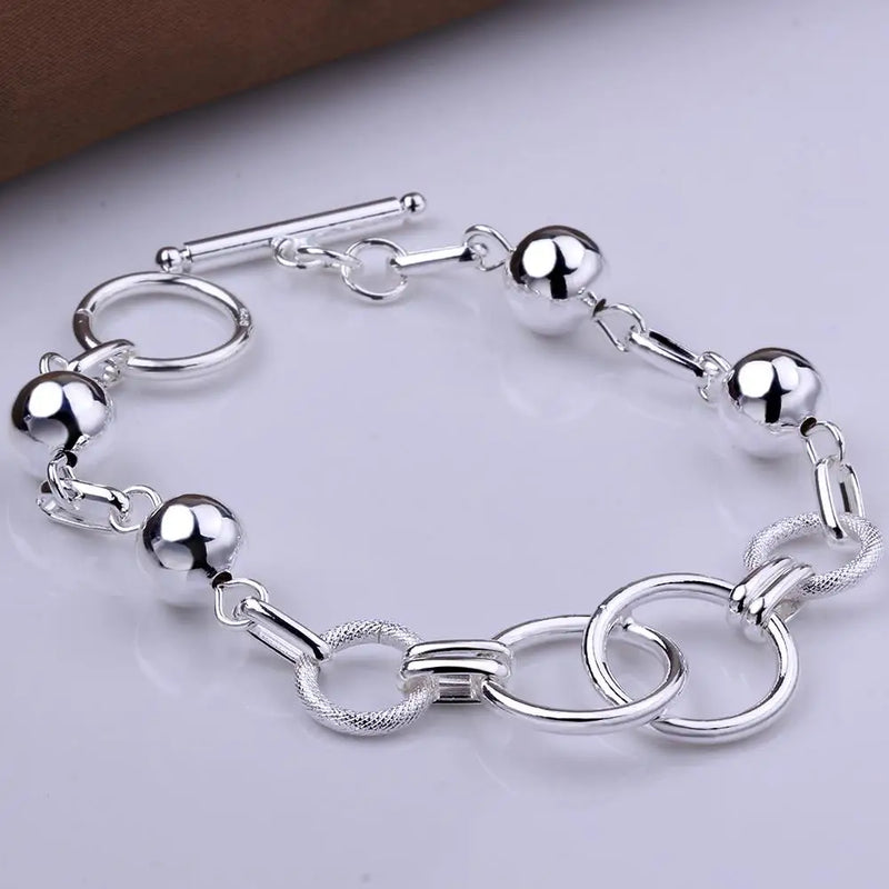 Elegant 925 Sterling Silver Bracelet for Women