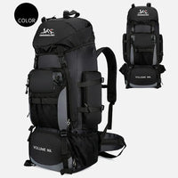 Mochila impermeable de gran capacidad de 90 L para aventureros al aire libre