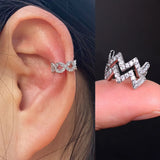 CZ Crystal Ear Cuff for Women No Piercing
