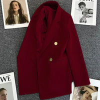 Blazers Femmes Printemps Casual Mode Bureau