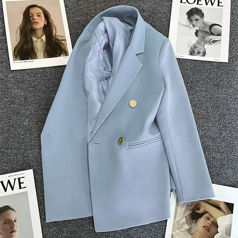 Blazers Femmes Printemps Casual Mode Bureau