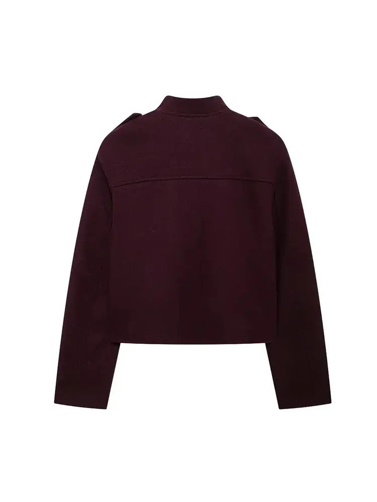 Veste Chic à Boutonnage Simple