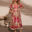 Chic Women's Long Floral Bohemian Dress - Emakujitia