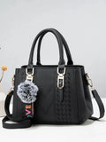 Women's Fashionable large capacity embroidered crossbody bag