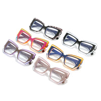 Multicolor Geometric Sunglasses