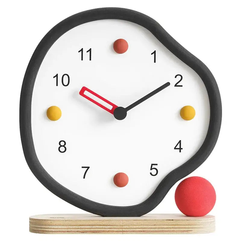 Horloge de table rétro créative
