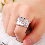 Bague Artisanale au Motif Floral