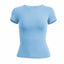 T-shirt Femme Slim Fit à Manches Courtes O-Neck Tricoté