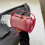 Mini Sac à Bandoulière Carré Simple pour Femmes