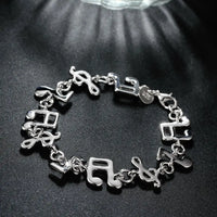 Musical Elegance Bracelet in 925 Sterling Silver