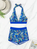 Vue d'ensemble d'un bikini imprimé coloré