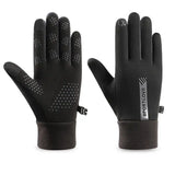 Gants Cyclisme Hiver Femme Thermiques Imperméables et Coupe-Vent Polyester