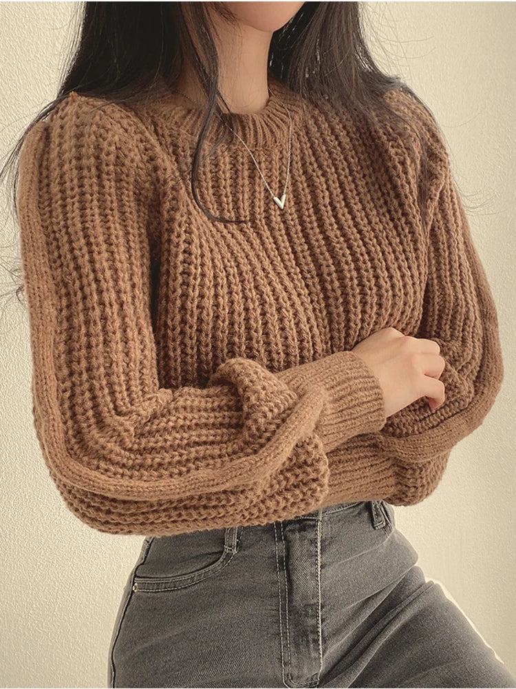 Pull Femme Noël Paillettes AIEVIS - Col Arrondi - Manches Longues Pull Femme Noël Paillettes AIEVIS - Col Arrondi - Manches Longues