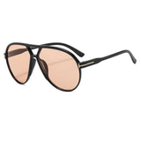 Lunettes de soleil vintage ovales dégradées pour femmes