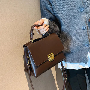 Sac à Main Rétro Femme en Forme de Rabat