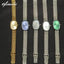 Montre Quartz Femme Cadran Ovale Élégant Bracelet Milanais