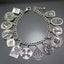 Bracelet Vintage avec Médailles Religieuses et Croix