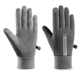 Gants Cyclisme Hiver Femme Thermiques Imperméables et Coupe-Vent Polyester