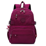 Women's Waterproof Nylon Backpack Minimalist Style with Adjustable Straps