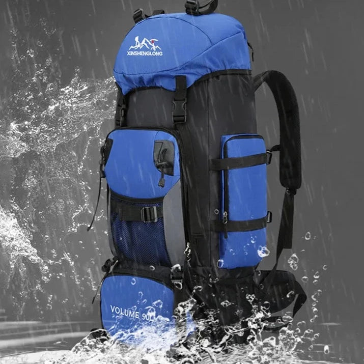 Sac à dos imperméable grande capacité 90L pour aventuriers en plein air